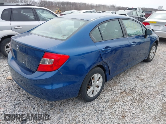 2012 Honda Civic LX z VIN 19XFB2F57CE053373, wystawiony jako IAAI lot #41836863 z przebiegiem 123 339 mil mil oraz . Historia ofert i sprzedaży dostępna na DreamBid. Obrazek 4.
