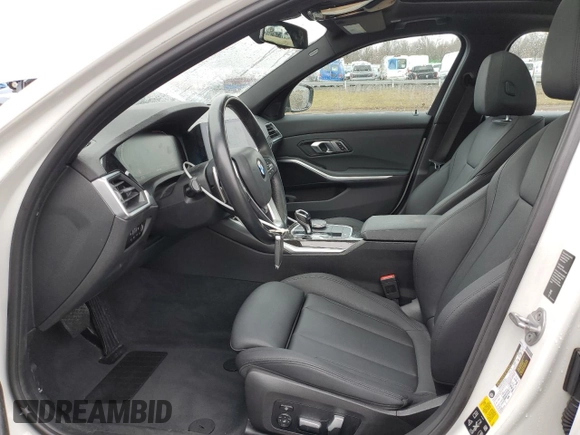 2019 BMW 3 Series 330i xDrive with VIN 3MW5R7J59K8B03003, listed as a Copart auction lot 49342865 with 16,610 mi miles and Salvage Title. Bid and sale history available at DreamBid. Image 7.