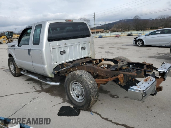 2011 Ford F-250 XL with VIN 1FT7X2A68BEA83904, listed as a Copart auction lot 84274634 with 297,487 mi miles and Salvage title. Bid and sale history available at DreamBid. Image 2.