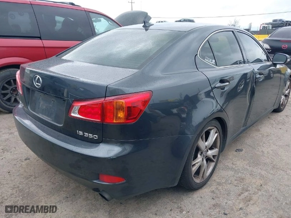 2009 Lexus IS 350 with VIN JTHBE262092017184, listed as a IAAI auction lot 41935277 with 203,920 mi miles. Bid and sale history available at carsss.com. Image 4.