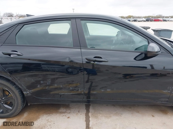 2023 Hyundai Elantra SEL with VIN KMHLM4AG0PU520797, listed as a IAAI auction lot 41681156 with 37,184 mi miles. Bid and sale history available at carsss.com. Image 13.