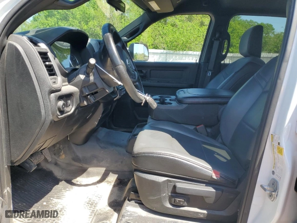 2022 Ram 2500 Tradesman with VIN 3C6UR5HJ4NG398616, listed as a Copart auction lot 52015535 with 61,189 mi miles and Salvage Title. Bid and sale history available at carsss.com. Image 7.