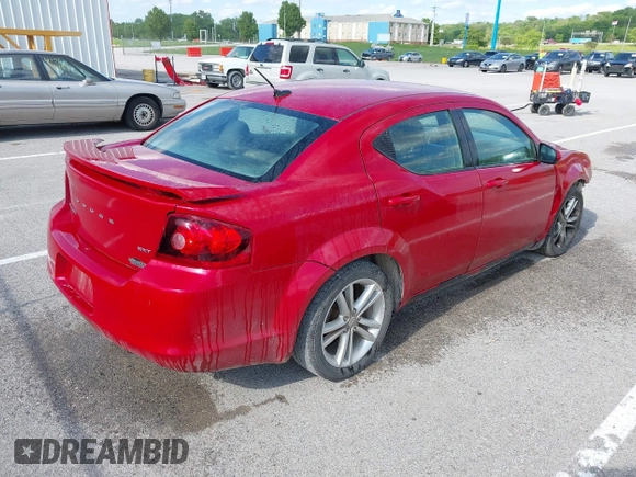 2012 Dodge Avenger SXT z VIN 1C3CDZCB8CN312789, wystawiony jako IAAI lot #42174446 z przebiegiem 186 752 mil mil oraz . Historia ofert i sprzedaży dostępna na DreamBid. Obrazek 4.