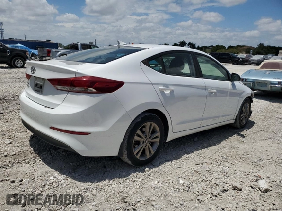 2018 Hyundai Elantra SEL with VIN 5NPD84LF5JH270136, listed as a Copart auction lot 55013155 with 66,573 mi miles and Salvage Title. Bid and sale history available at DreamBid. Image 3.