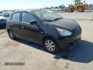 2014 Mitsubishi Mirage ES with VIN ML32A4HJ4EH004817, listed as a IAAI auction lot 42652590 with 155,186 mi miles and . Bid and sale history available at DreamBid. Image 1.