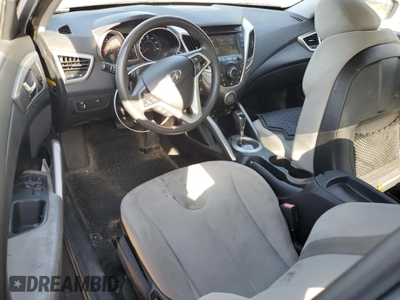 2012 Hyundai Veloster w/Black Int with VIN KMHTC6AD6CU032033, listed as a Copart auction lot 52614775 with 173,476 mi miles and Salvage title. Bid and sale history available at DreamBid. Image 8.