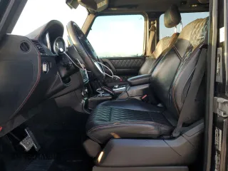 2017 Mercedes-Benz G-Class AMG G 63 with VIN WDCYC7DFXHX276880, listed as a Copart auction lot 76984264 with 91,955 mi miles and Salvage Title. Bid and sale history available at carsss.com. Image 7.