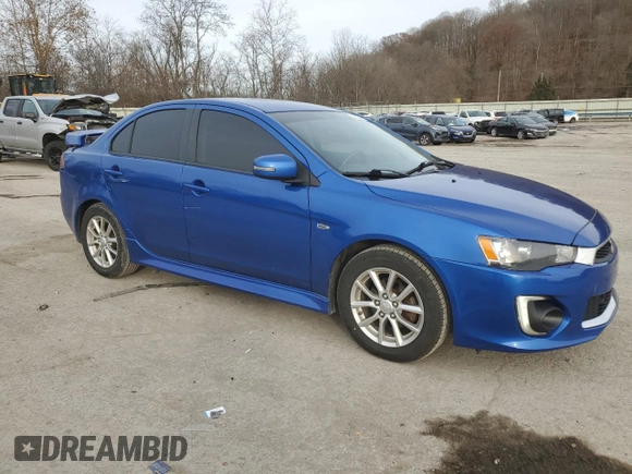 2016 Mitsubishi Lancer ES with VIN JA32U2FU6GU004395, listed as a Copart auction lot 80747644 with 144,400 mi miles and Salvage Title. Bid and sale history available at DreamBid. Image 4.