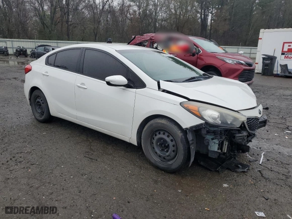 2016 Kia Forte LX with VIN KNAFK4A63G5443347, listed as a Copart auction lot 43273175 with 111,944 mi miles and Salvage Title. Bid and sale history available at carsss.com. Image 4.