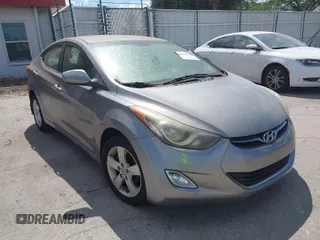 2012 Hyundai Elantra Limited with VIN KMHDH4AEXCU411894, listed as a IAAI auction lot 42068313 with 192,879 mi miles. Bid and sale history available at carsss.com. Image 1.