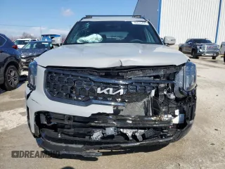 2024 Kia Telluride EX with VIN 5XYP3DGC1RG432472, listed as a Copart auction lot 46633495 with 16,385 mi miles and Salvage Title. Bid and sale history available at carsss.com. Image 5.
