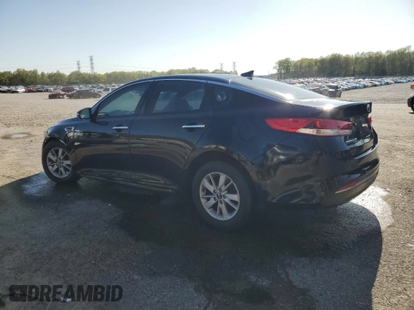 2016 Kia Optima LX with VIN 5XXGT4L35GG078401, listed as a Copart auction lot 52289455 with 116,460 mi miles and Salvage Title. Bid and sale history available at carsss.com. Image 2.