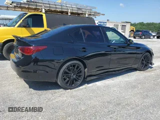 2015 Infiniti Q50 with VIN JN1BV7AP6FM349747, listed as a Copart auction lot 65723545 with 108,795 mi miles and Salvage title. Bid and sale history available at DreamBid. Image 3.