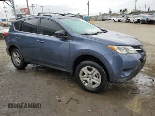 2014 Toyota RAV4 LE with VIN JTMZFREV6ED041246, listed as a Copart auction lot 55559075 with 129,515 mi miles and Salvage title. Bid and sale history available at DreamBid. Image 4.