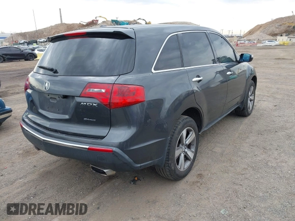 2013 Acura MDX with VIN 2HNYD2H25DH517086, listed as a IAAI auction lot 41748238 with 109,219 mi miles. Bid and sale history available at carsss.com. Image 4.
