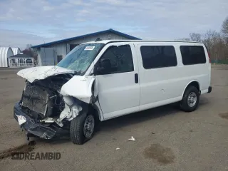 2016 Chevrolet Express Cargo Van with VIN 1GCWGAFFXG1170085, listed as a Copart auction lot 44425025 with 34,880 mi miles and Salvage Title. Bid and sale history available at carsss.com. Image 1.