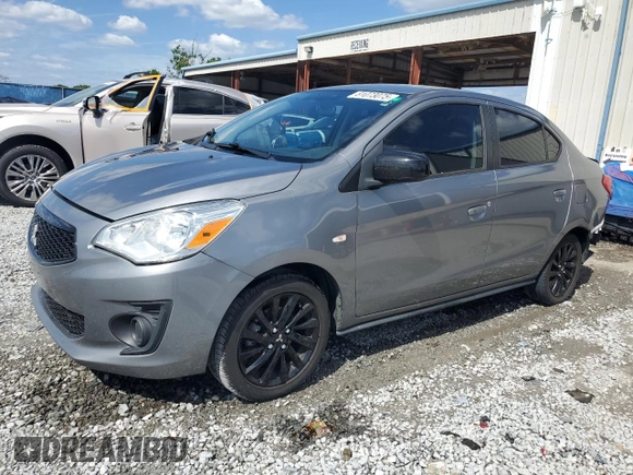 2020 Mitsubishi Mirage SE z VIN ML32F4FJ4LHF13522, wystawiony jako Copart lot #51073075 z przebiegiem 61 452 mil mil oraz Nie do naprawy. Historia ofert i sprzedaży dostępna na DreamBid. Obrazek 1.