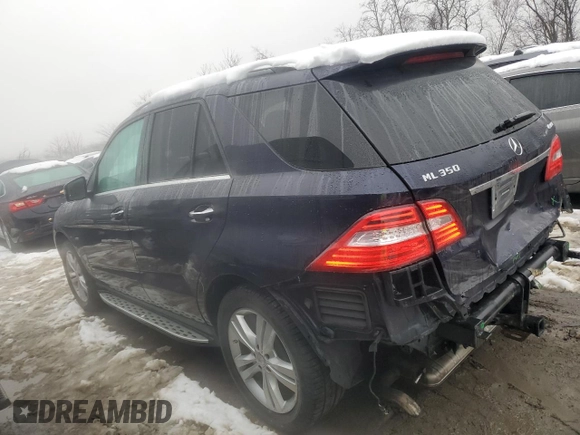 2012 Mercedes-Benz M ML 350 with VIN 4JGDA5HB1CA072658, listed as a Copart auction lot 44408515 with 194,125 mi miles and Salvage Title. Bid and sale history available at carsss.com. Image 2.