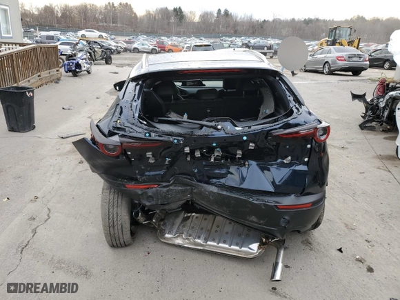2025 Mazda CX-30 2.5 S Select Sport with VIN 3MVDMBBMXSM758007, listed as a Copart auction lot 80297984 with 372 mi miles and Salvage Title. Bid and sale history available at carsss.com. Image 6.