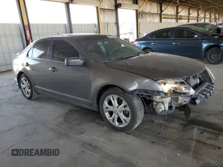 2012 Ford Fusion SE with VIN 3FAHP0HA2CR270059, listed as a Copart auction lot 55426715 with 195,405 mi miles and Salvage Title. Bid and sale history available at DreamBid. Image 4.