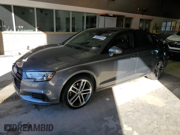 2020 Audi A3 Sedan Premium with VIN WAUAUGFF7LA091857, listed as a Copart auction lot 45020514 with 21,361 mi miles. Bid and sale history available at carsss.com. Image 1.