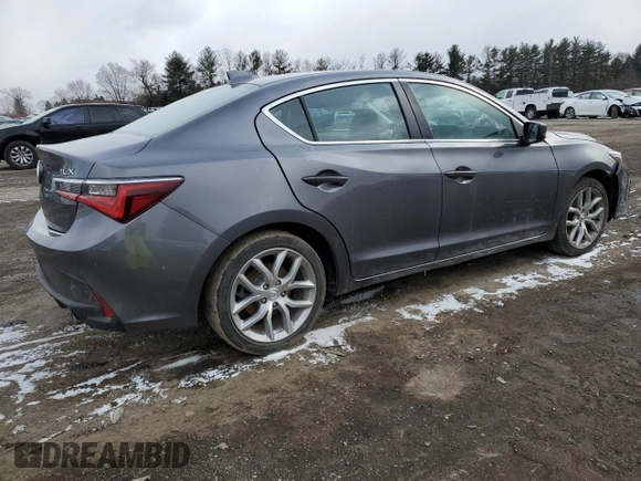 2021 Acura ILX with VIN 19UDE2F39MA000127, listed as a Copart auction lot 45699055 with 38,644 mi miles and Salvage title. Bid and sale history available at DreamBid. Image 3.