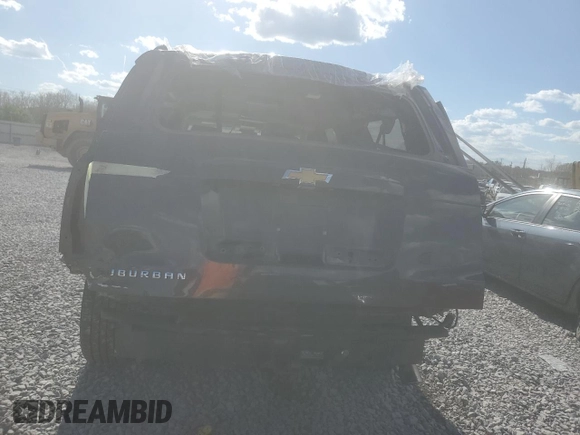 2016 Chevrolet Suburban LTZ with VIN 1GNSCJKC5GR363954, listed as a Copart auction lot 50562365 with 189,077 mi miles and Salvage title. Bid and sale history available at DreamBid. Image 6.