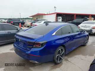 2021 Honda Accord Sport with VIN 1HGCV2F37MA012790, listed as a IAAI auction lot 42442287 with 14,955 mi miles and . Bid and sale history available at DreamBid. Image 4.