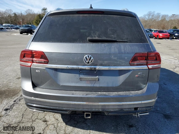 2019 Volkswagen Atlas 3.6L V6 SE w/Technology R-Line with VIN 1V2XR2CA4KC589607, listed as a Copart auction lot 46034575 with 129,684 mi miles and Non Repairable. Bid and sale history available at carsss.com. Image 6.