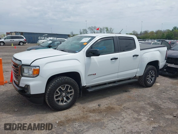 2022 GMC Canyon 4WD AT4 with VIN 1GTG6FEN9N1330466, listed as a IAAI auction lot 42066678 with 15,163 mi miles and . Bid and sale history available at carsss.com. Image 14.