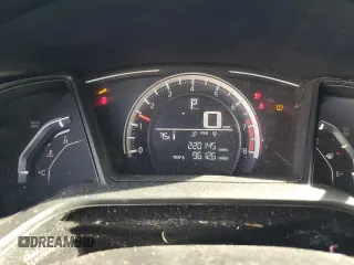 2017 Honda Civic LX with VIN 19XFC2F50HE025046, listed as a Copart auction lot 54244525 with 220,145 mi miles and Salvage Title. Bid and sale history available at DreamBid. Image 9.