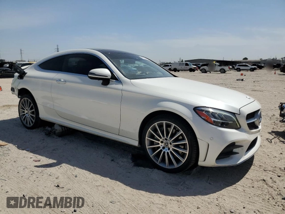 2019 Mercedes-Benz C 300 with VIN WDDWJ8DB4KF860572, listed as a Copart auction lot 47736605 with 38,051 mi miles and Salvage title. Bid and sale history available at DreamBid. Image 4.