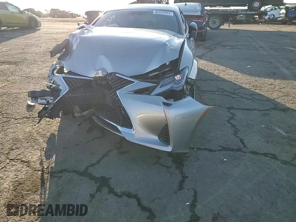 2021 Lexus RC with VIN JTHD85EC9M5006171, listed as a Copart auction lot 86593954 with 54,980 mi miles and Salvage Title. Bid and sale history available at carsss.com. Image 10.