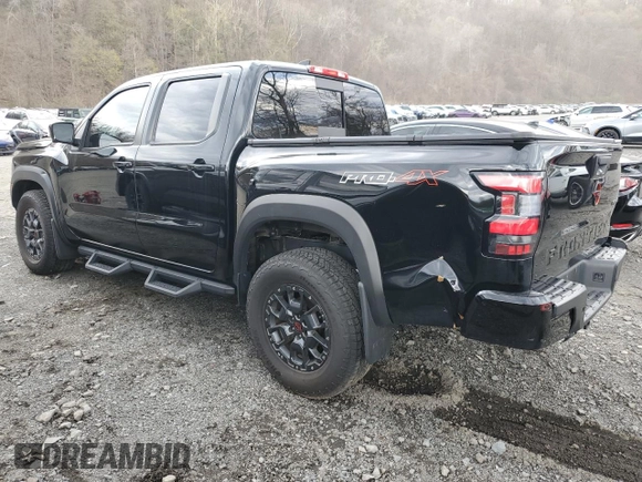 2024 Nissan Frontier Pro-4X with VIN 1N6ED1EKXRN600239, listed as a Copart auction lot 53429825 with 16,383 mi miles and Salvage title. Bid and sale history available at DreamBid. Image 2.