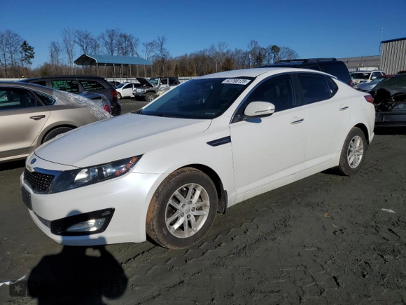 2013 Kia Optima LX with VIN KNAGM4A70D5435354, listed as a Copart auction lot 42798125 with 116,638 mi miles and Salvage Title. Bid and sale history available at carsss.com. Image 1.