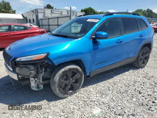 2018 Jeep Cherokee Latitude with VIN 1C4PJLCX0JD551741, listed as a Copart auction lot 55034085 with 80,248 mi miles and Salvage title. Bid and sale history available at DreamBid. Image 1.