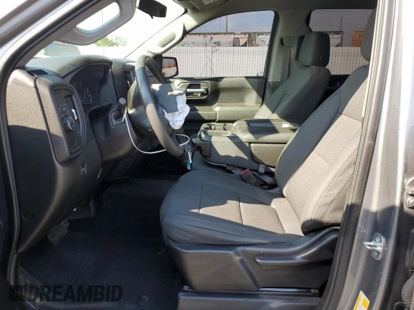 2020 Chevrolet Silverado 1500 Custom with VIN 1GCPWBEF5LZ176600, listed as a Copart auction lot 74396324 with 128,673 mi miles and Salvage Title. Bid and sale history available at carsss.com. Image 7.