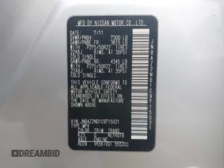 2012 Infiniti QX56 8-passenger with VIN JN8AZ2ND1C9715021, listed as a IAAI auction lot 41893659 with 170,969 mi miles and . Bid and sale history available at DreamBid. Image 9.