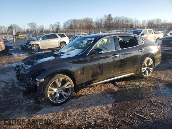 2017 Infiniti Q70 3.7 with VIN JN1BY1PR2HM210568, listed as a Copart auction lot 42121945 with Not provided miles and Salvage title. Bid and sale history available at DreamBid. Image 1.