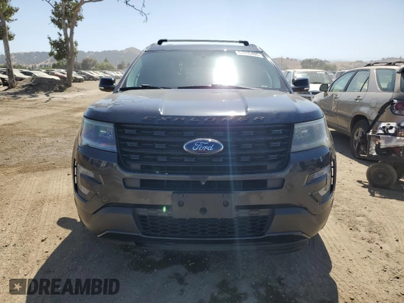 2017 Ford Explorer Sport with VIN 1FM5K8GT0HGD04698, listed as a Copart auction lot 61005485 with 156,651 mi miles and Salvage title. Bid and sale history available at DreamBid. Image 5.