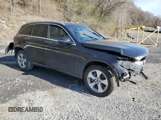 2018 Mercedes-Benz GLC with VIN WDC0G4JB1JV050312, listed as a Copart auction lot 53179245 with 0 mi miles and Salvage Title. Bid and sale history available at carsss.com. Image 4.
