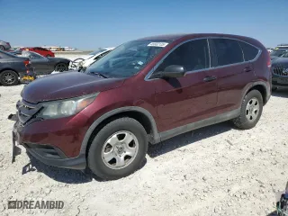 2013 Honda CR-V LX with VIN 5J6RM4H33DL032103, listed as a Copart auction lot 48662135 with 115,335 mi miles and Salvage Title. Bid and sale history available at carsss.com. Image 1.