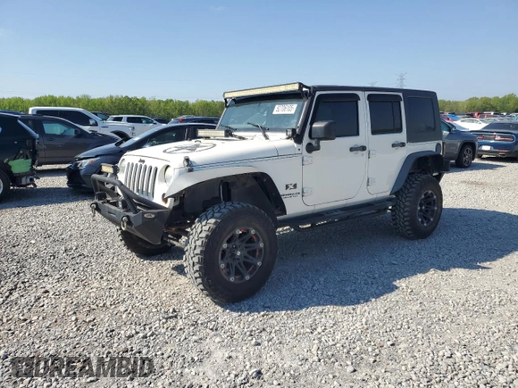 2008 Jeep Wrangler Unlimited X with VIN 1J4GB39128L576571, listed as a Copart auction lot 52706105 with 197,655 mi miles and Clean Title. Bid and sale history available at DreamBid. Image 1.