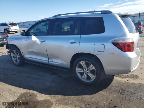 2010 Toyota Highlander Sport with VIN JTEEK3EH1A2153438, listed as a Copart auction lot 80100354 with 138,052 mi miles and Salvage Title. Bid and sale history available at carsss.com. Image 2.