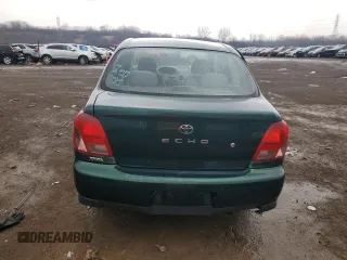 2002 Toyota ECHO with VIN JTDBT123120230730, listed as a Copart auction lot 49692715 with 106,252 mi miles and Salvage Title. Bid and sale history available at carsss.com. Image 6.