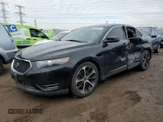 2015 Ford Taurus SHO with VIN 1FAHP2KT6FG113703, listed as a Copart auction lot 48583915 with 102,407 mi miles and Salvage Title. Bid and sale history available at DreamBid. Image 1.