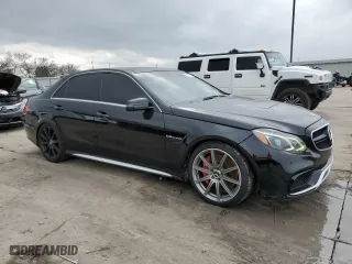 2015 Mercedes-Benz E-Class E 63 AMG S-Model with VIN WDDHF7GB1FB141812, listed as a Copart auction lot 42971175 with 74,896 mi miles and Salvage Title. Bid and sale history available at carsss.com. Image 4.