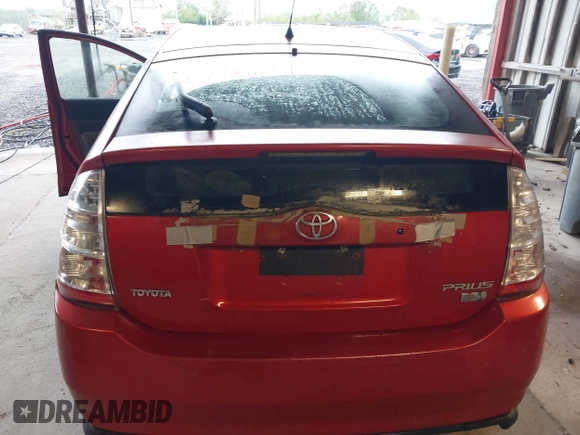 2007 Toyota Prius with VIN JTDKB20U177610251, listed as a IAAI auction lot 42075855 with 216,780 mi miles. Bid and sale history available at carsss.com. Image 6.