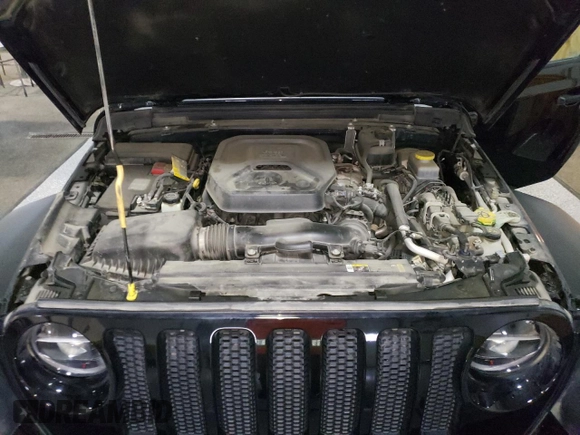 2022 Jeep Wrangler Unlimited Sport with VIN 1C4HJXDN1NW131568, listed as a Copart auction lot 46067685 with 45,609 mi miles and Clean Title. Bid and sale history available at DreamBid. Image 12.