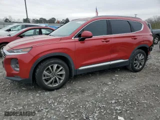 2019 Hyundai Santa Fe SEL with VIN 5NMS33AD8KH054314, listed as a Copart auction lot 89117675 with 152,810 mi miles and Salvage Title. Bid and sale history available at carsss.com. Image 1.